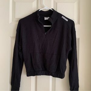 Gymshark Pippa black training pullover size small
